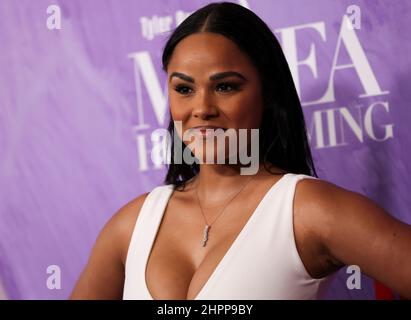 Geneva Maccarone attends a premiere for the film A Madea Homecoming in