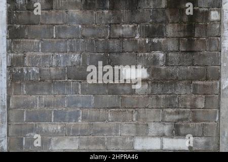 Abstract grunge brick wall texture for pattern background. Stock Photo