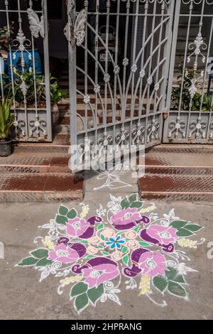 Geography Rangoli Rangoli is an art originating in the Indian subcontinent, in which ...