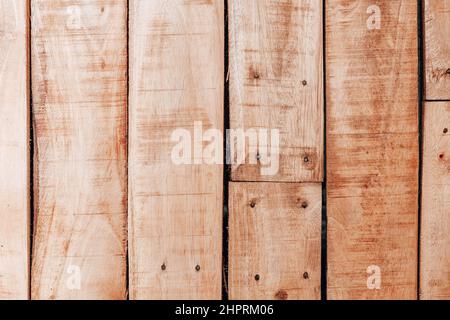 Wood texture background, weathered brown plank from barn. Dark wood texture background surface with old natural pattern Stock Photo