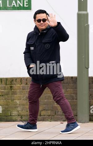 Amrit Magar, 35, leaves Bromley Magistrates' Court, Kent, where he was handed a five-year restraining order for stalking tennis player Emma Raducanu. Picture date: Wednesday February 23, 2022. Stock Photo