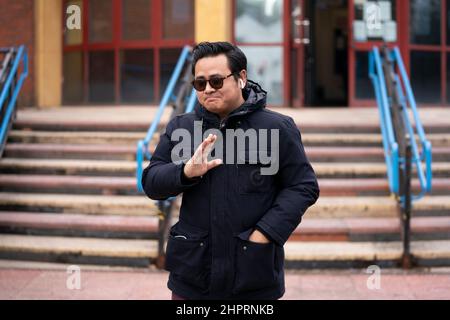 Amrit Magar, 35, leaves Bromley Magistrates' Court, Kent, where he was handed a five-year restraining order for stalking tennis player Emma Raducanu. Picture date: Wednesday February 23, 2022. Stock Photo