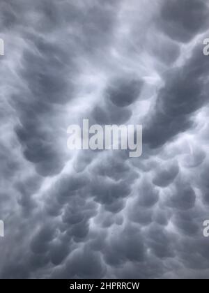 Large dark clouds in the gray sky Stock Photo - Alamy