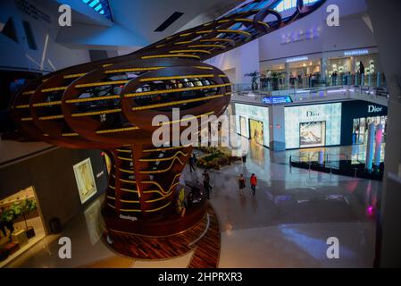 The Shops at Crystals is an upscale shopping mall in the CityCenter complex on the Las Vegas Strip in Paradise, Nevada. Stock Photo