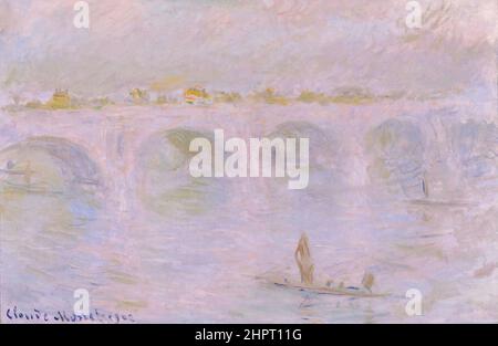 Claude Monet, Waterloo Bridge in London, landscape painting, oil on canvas, 1902 Stock Photo
