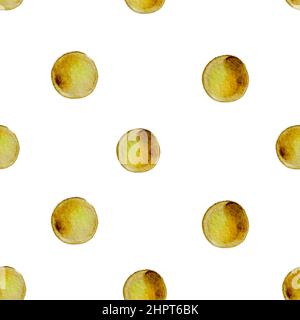 Watercolor polka dot seamless cute kids texture. Baby seamless pattern. Stock Photo