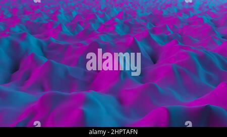 Abstract pink and blue background, 3d illustration Stock Photo