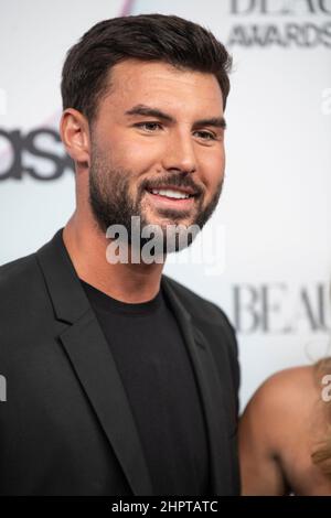 LONDON-ENGLAND 22FEB 22: Liam Reardon attends the Beauty Awards 2022 with ASOS, London, UK - 22nd  February 2022. Photo by Gary Mitchell Stock Photo