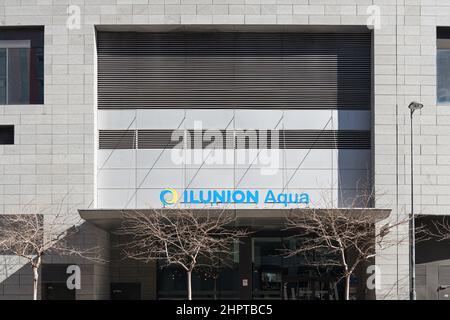 VALENCIA, SPAIN - FEBRUARY 22, 2022: Ilunion is a chain of hotels run by the corporate group ONCE and its Foundation Stock Photo