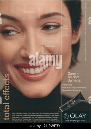 Vintage September 2002 issue of 'Ladies' Home Journal' magazine advert, USA Stock Photo