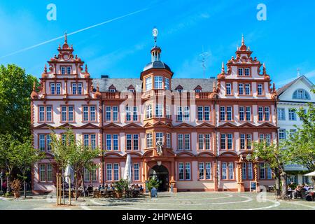 facade of Gutenberg Museum in Mainz, Germany Stock Photo