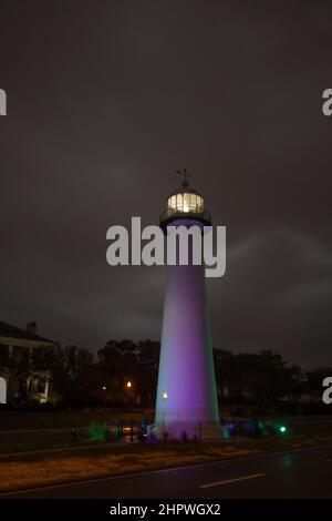 Biloxi, Mississippi USA at Biloxi Lighthouse Stock Photo