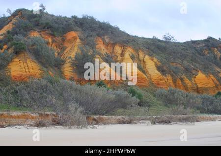 Rock Formation The Cathedrals, Fraser Island, Australia Stock Photo - Alamy