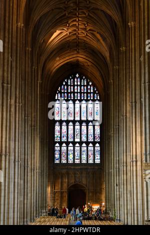 Canterbury Cathedral, mother church of the Anglican Church, seat of the Archbishop of Canterbury, Canterbury, Kent, England, United Kingdom Stock Photo