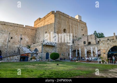 Crusader Fortress, Acre, Israel Stock Photo