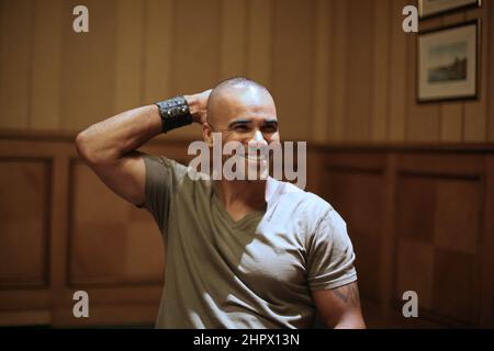 ISTANBUL, TURKEY - JUNE 17: American actor and former fashion model Shemar Moore portrait on June 17, 2010 in Istanbul, Turkey. He is known for playing Derek Morgan in the television series Criminal Minds. Stock Photo