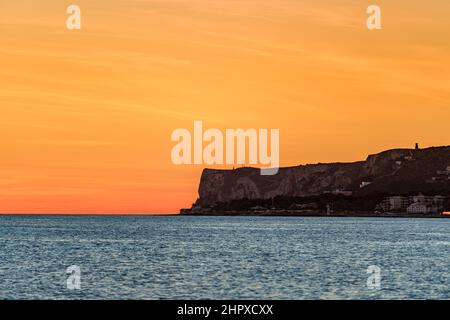 View of Cape Saint Anthony in the Montgó Natural Parc Stock Photo