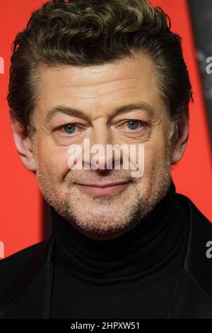 BFI IMAX, London, UK. 23rd Feb, 2022. Andy Serkis attends the Special Screening of 'The Batman'. Picture by Credit: Julie Edwards/Alamy Live News Stock Photo