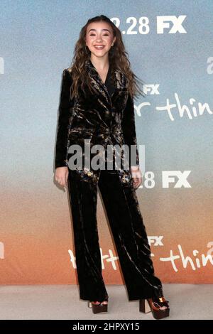 Los Angeles, CA. 23rd Feb, 2022. Olivia Edward at arrivals for BETTER THINGS Fifth Season Premiere, Hollywood Forever Cemetery, Los Angeles, CA February 23, 2022. Credit: Priscilla Grant/Everett Collection/Alamy Live News Stock Photo