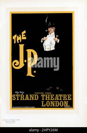 Maitres de l'affiche Vol 4 - Plate 148 - Dudley Hardy - The J.P. Strand Theatre London. 1895. Stock Photo