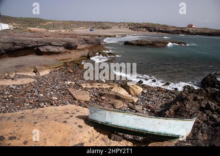 Playa de los Abriguitos on Tenerife in the Canary Islands Stock Photo