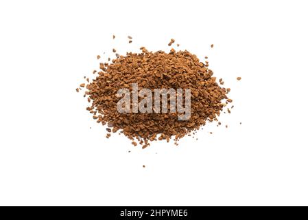 Instant coffee isolated on a white background. Stock Photo