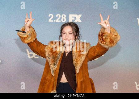 Gideon Adlon attends  FX's 'Better Things' Season Five Premiere at The Hollywood Forever Cemetary, Hollywood, CA on February 23, 2022 Stock Photo