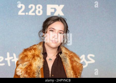 Gideon Adlon attends  FX's 'Better Things' Season Five Premiere at The Hollywood Forever Cemetary, Hollywood, CA on February 23, 2022 Stock Photo