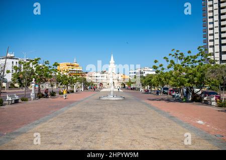 Torre del Reloj in Cartagena, Colombia Stock Photo