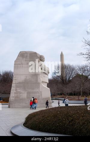 Martin Luther King, Jr. Memorial; Washington, DC, USA Stock Photo