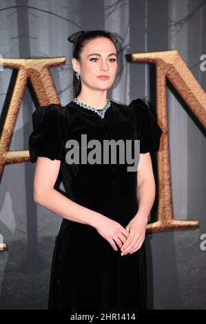 Sophie Skelton arrivers at the “Outlander” Season Six Premiere costumes display at Royal Stock Photo