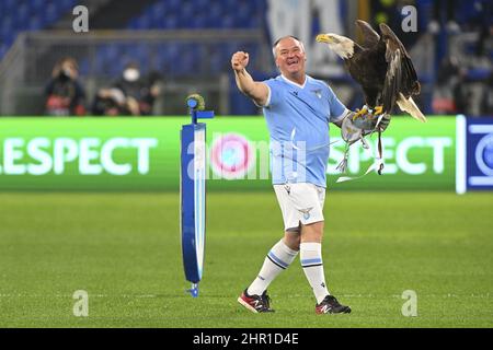 Rome, Italy. 24th Feb, 2022. Olympia during the Knockout Round Play-Offs Leg Two - UEFA Europa League between SS Lazio and FC Porto at Stadio Olimpico on 24th of February, 2022 in Rome, Italy. Credit: Independent Photo Agency/Alamy Live News Stock Photo