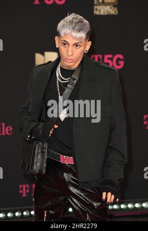 Miami, FL, USA. 24th Feb, 2022. Khea at Univision's 34th Premio Lo Nuestro a la Mœsica Latina at FTX Arena in Miami, Florida on February 24, 2022. Credit: Mpi04/Media Punch/Alamy Live News Stock Photo