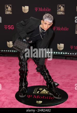 Miami, United States Of America. 24th Feb, 2022. MIAMI, FLORIDA - FEBRUARY 24: Khea attends Univision's 34th Edition Of Premio Lo Nuestro a la Música Latina at FTX Arena on February 24, 2022 in Miami, Florida. (Photo by Alberto E. Tamargo/Sipa USA) Credit: Sipa USA/Alamy Live News Stock Photo