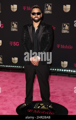 MIAMI FLORIDA FEBRUARY 24 DJ Adoni L Attends Univision s 34th 