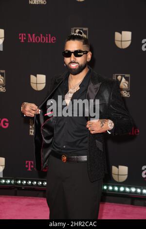 MIAMI FLORIDA FEBRUARY 24 DJ Adoni L Attends Univision s 34th 
