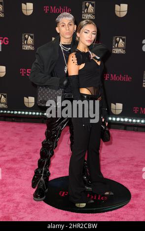 Miami, United States Of America. 24th Feb, 2022. MIAMI, FLORIDA - FEBRUARY 24: Khea attends Univision's 34th Edition Of Premio Lo Nuestro a la Música Latina at FTX Arena on February 24, 2022 in Miami, Florida. (Photo by Alberto E. Tamargo/Sipa USA) Credit: Sipa USA/Alamy Live News Stock Photo