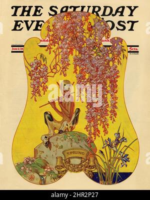 Saturday evening post cover hi-res stock photography and images