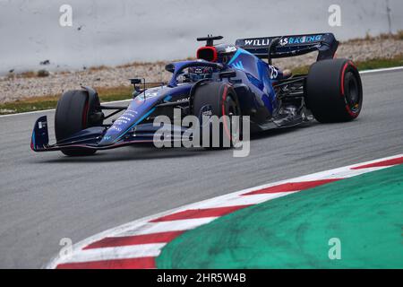 Montmelo, Spain. 25th Feb, 2022. George Russell of Mercedes AMG ...