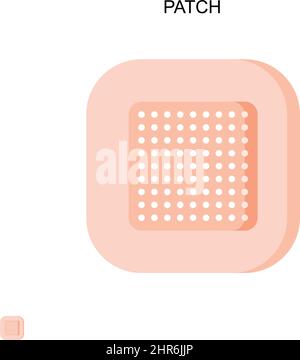 Patch Simple vector icon. Illustration symbol design template for web ...