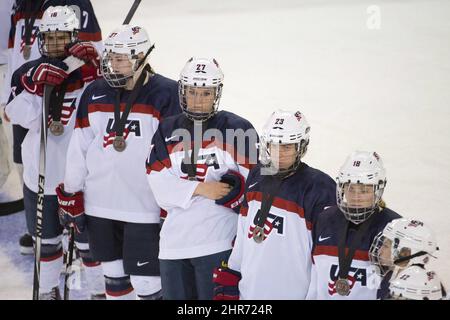 Ice Hockey Tournament Action Silver Stick International Hockey Playoffs At Port Huron Michigan Stock Photo Alamy