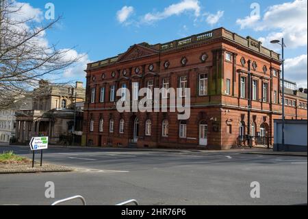 Historic Anglia Television building in Norwich City Norfolk Stock Photo