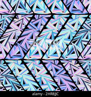 Seamless background with geometric pattern. Shape triangles Stock Vector