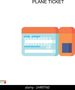 Airline boarding pass, ticket template with QR code.Flat vector ...