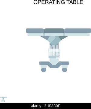 Operating table Simple vector icon. Illustration symbol design template for web mobile UI element. Stock Vector