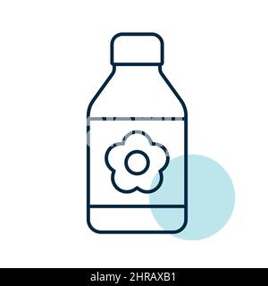 Garden packing bottle of fertilizer isolated vector icon. Graph symbol for agriculture, garden and plants web site and apps design, logo, app, UI Stock Vector