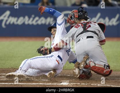 Boston Red Sox catcher Christian Vazquez (7) in the second inning of a  baseball game Tuesday, Aug. 27, 2019, in Denver. (AP Photo/David Zalubowski  Stock Photo - Alamy