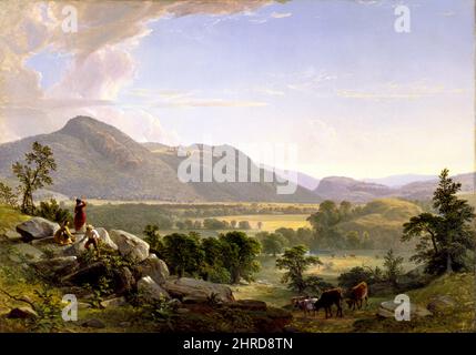 Dover Plains, Dutchess County, New York by Asher Brown Durand (1896-1886), oil on canvas, 1848 Stock Photo