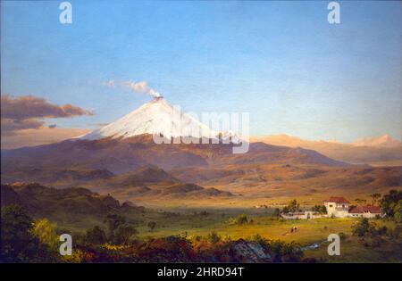 Cotopaxi by Frederic Edwin Church (1826-1900), oil on canvas, 1855 Stock Photo