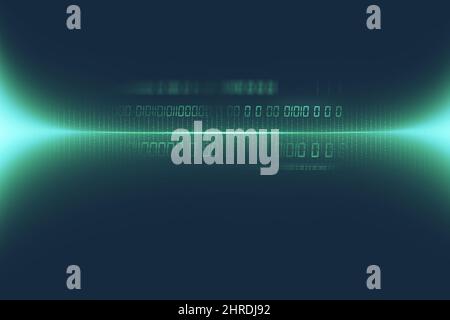 Digital background, data transmission effect innovative technologies Stock Photo
